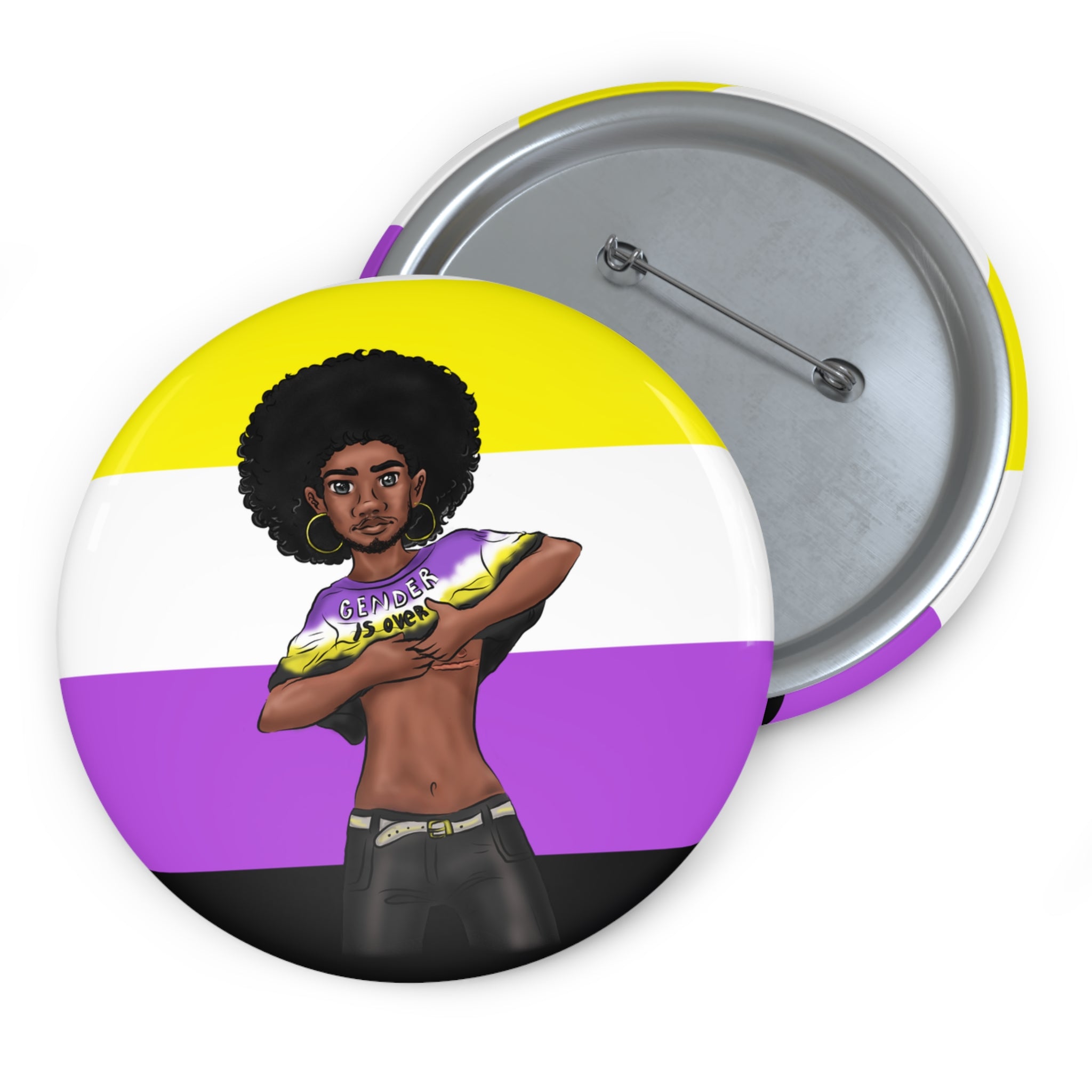 Custom Pin Buttons