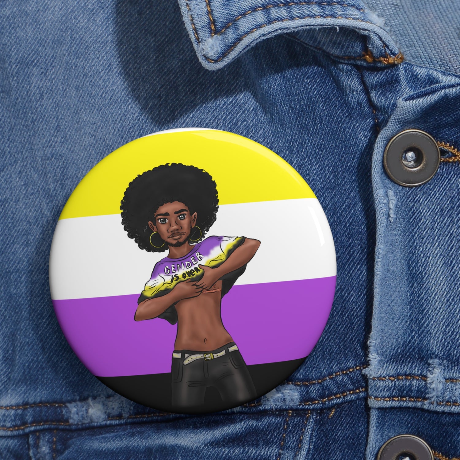 Custom Pin Buttons