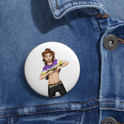 Gender is Over Custom Pin Buttons