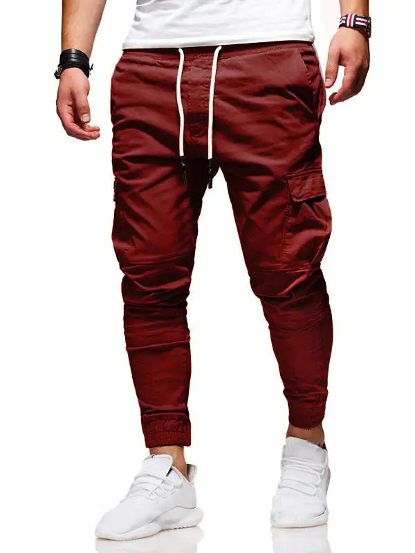 Pantalones casuales de algodón fino de otoño