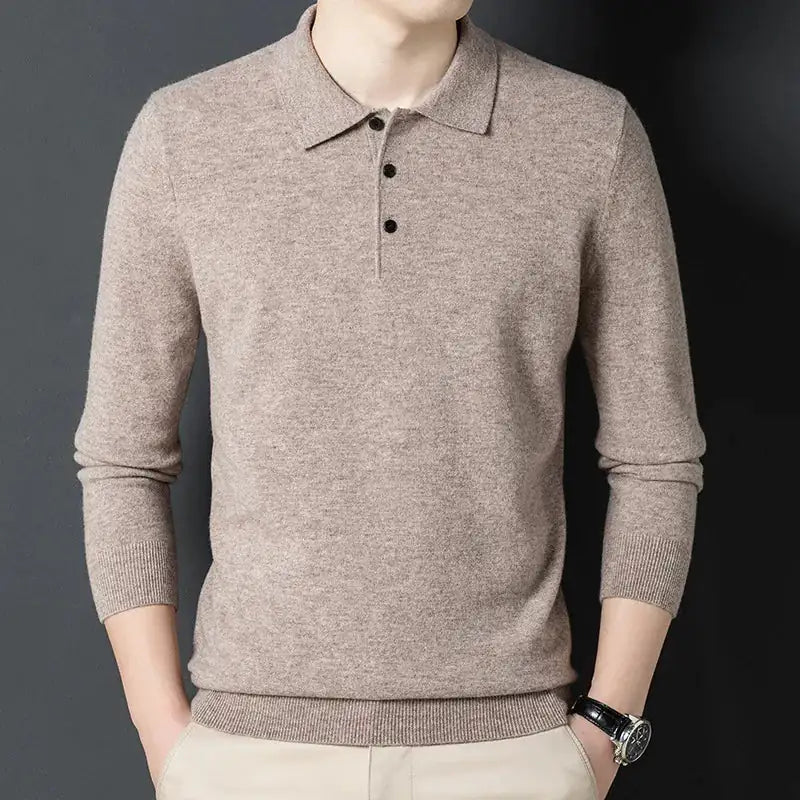 Luxurious Polo Sweater