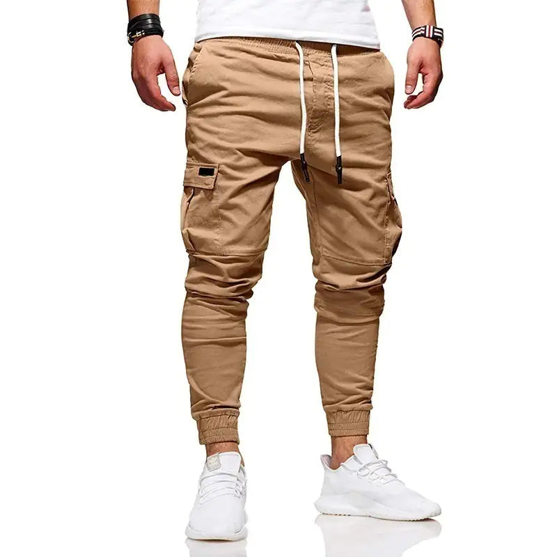 Pantalones casuales de algodón fino de otoño