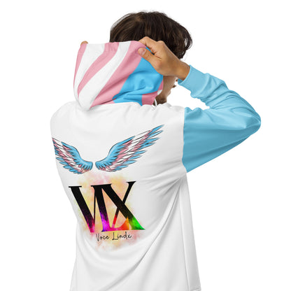 Transgender zip hoodie