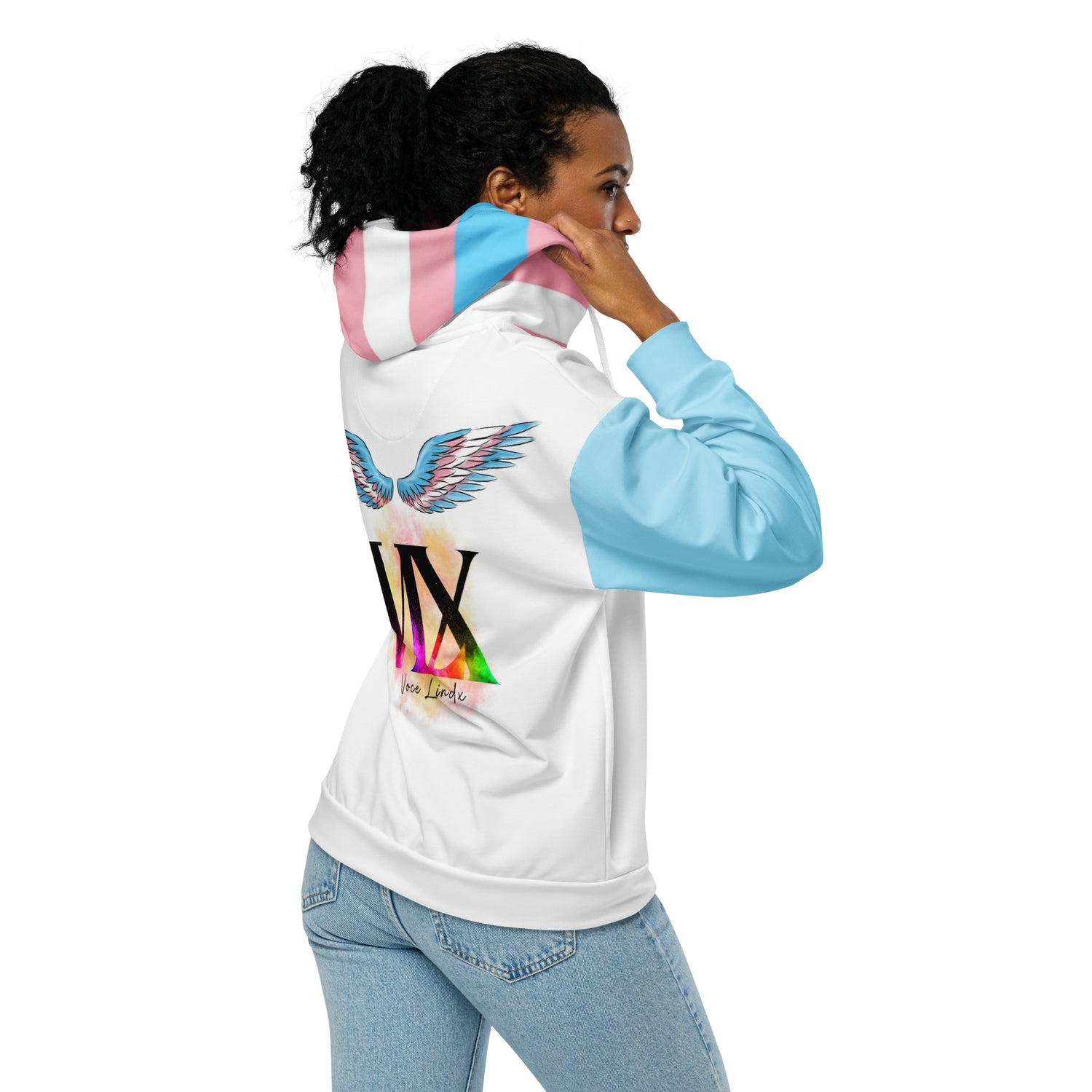 Transgender zip hoodie