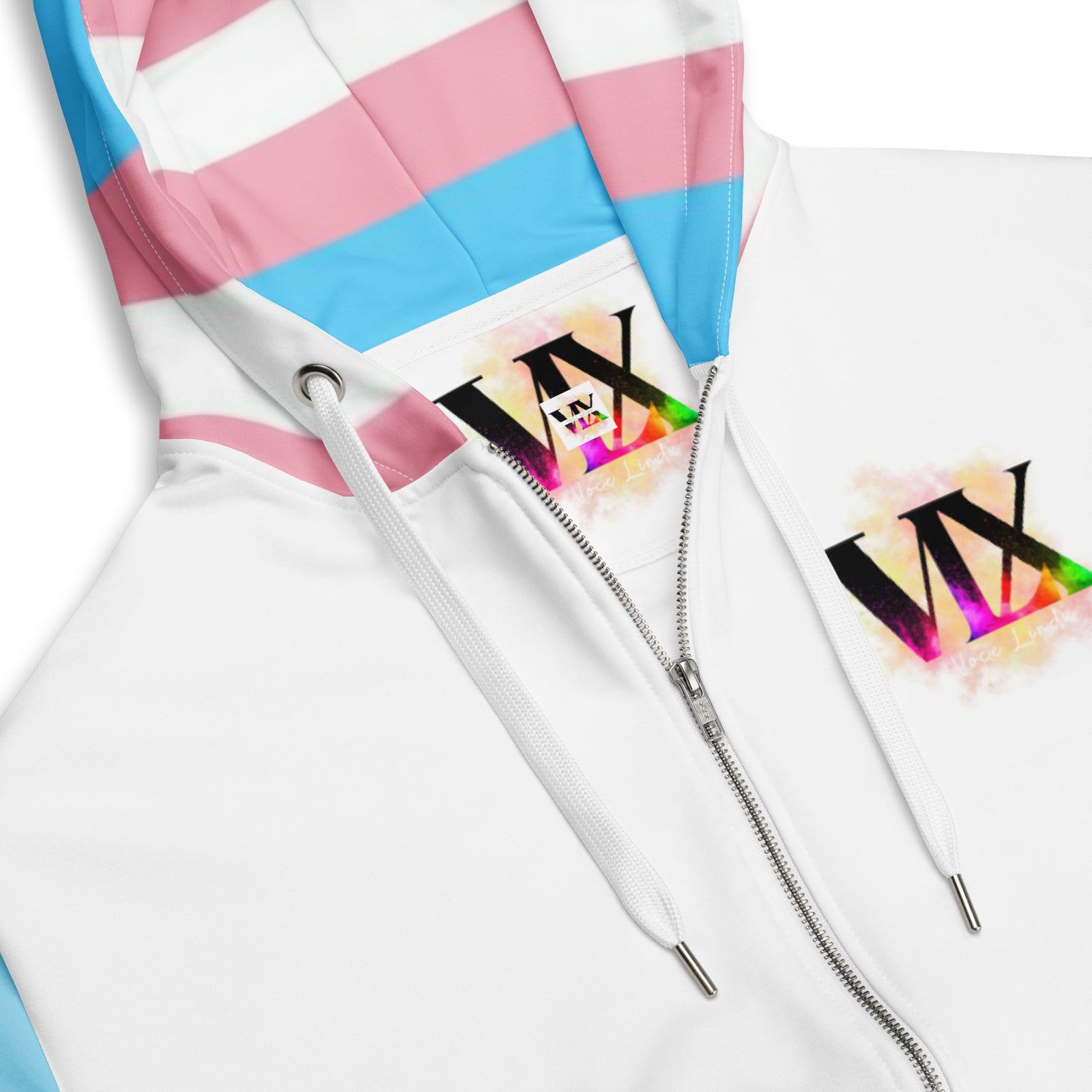 Transgender zip hoodie