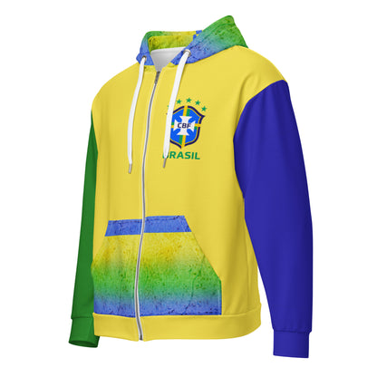 sudadera con capucha y cremallera de Brasil