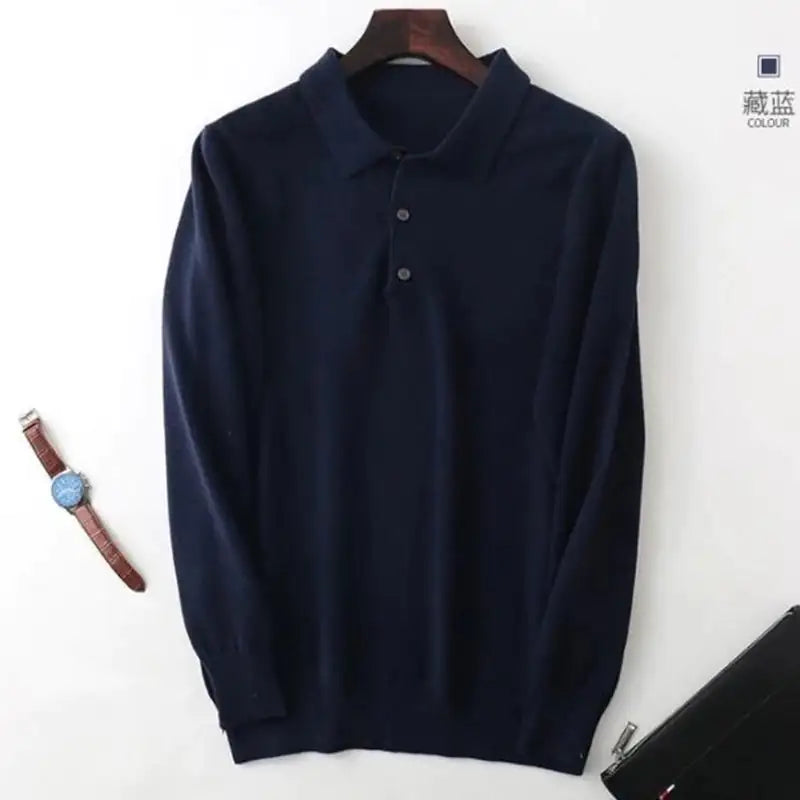 Luxurious Polo Sweater