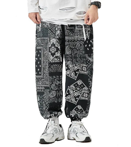 Printed All Genders Loose Pants