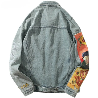 Van Gogh Dates Denim Jacket