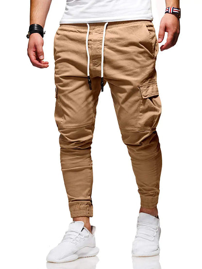 Pantalones casuales de algodón fino de otoño