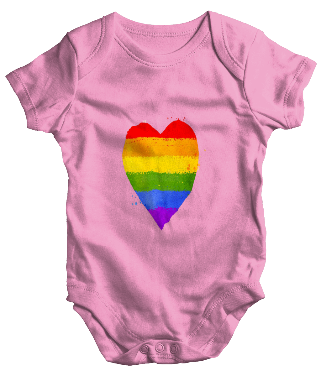 Baby Grow Rainbow Heart