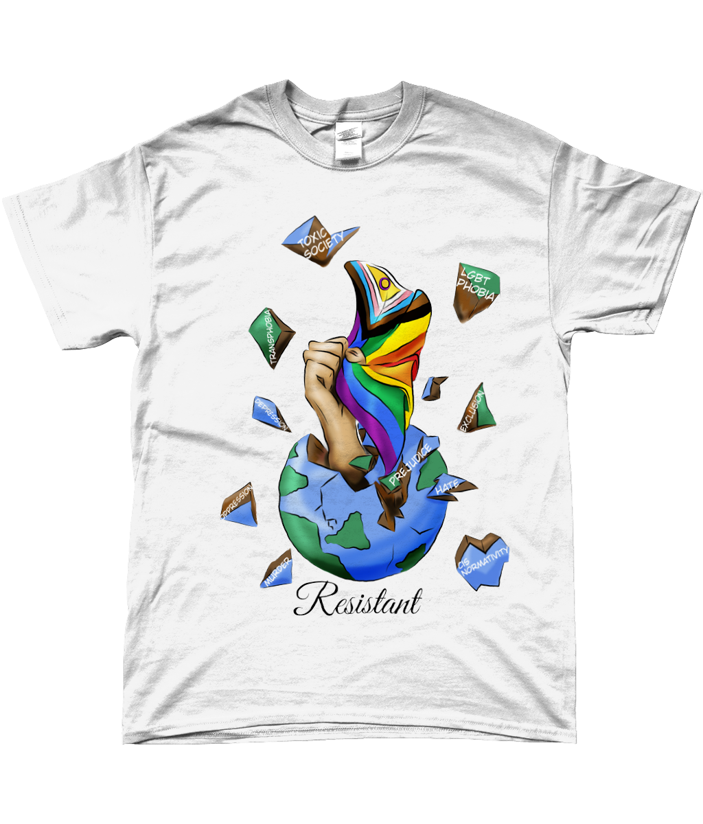 Camiseta Planeta Resistente LGBTQIA+