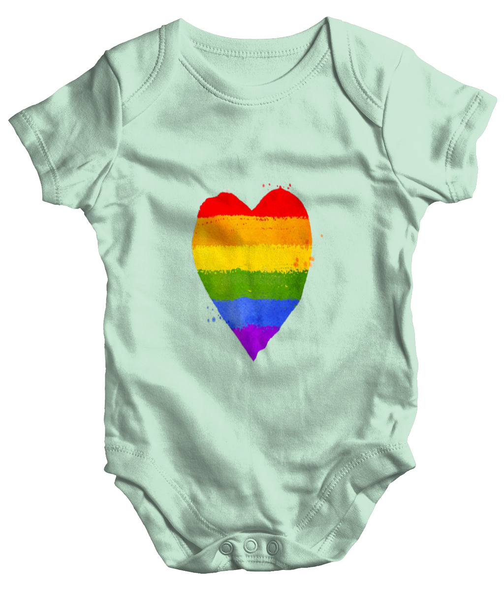 Baby Grow Rainbow Heart