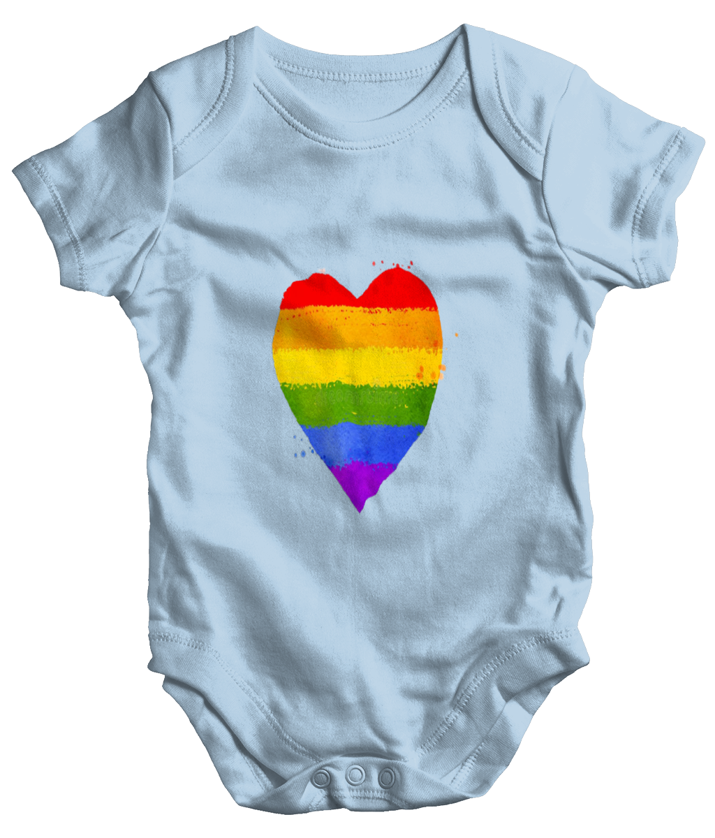 Baby Grow Rainbow Heart