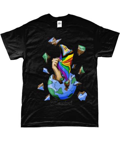 Camiseta Planeta Resistente LGBTQIA+