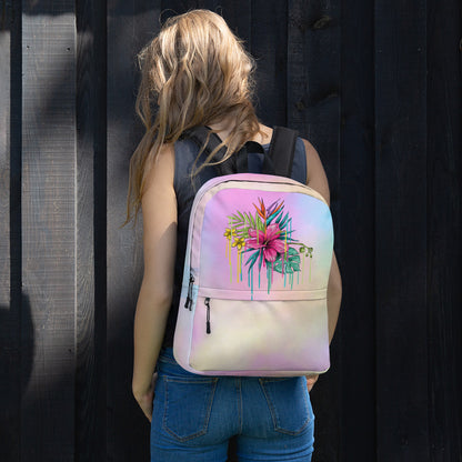 Backpack Pink Flower