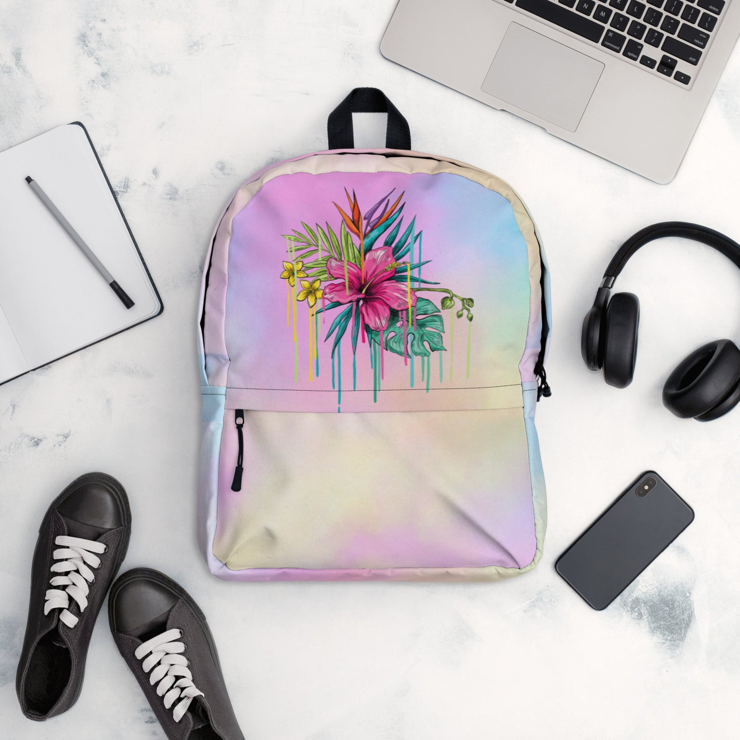 Backpack Pink Flower