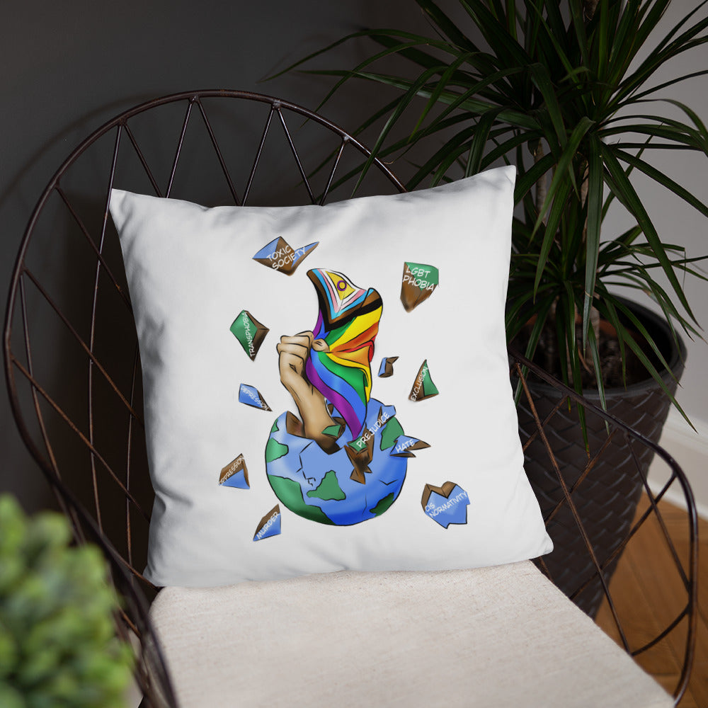 White Basic Pillow Resistance Planet