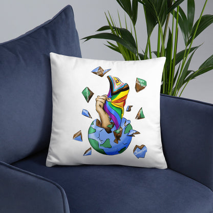 White Basic Pillow Resistance Planet