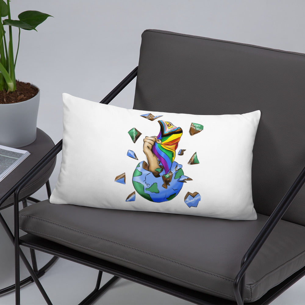 Almohada Básica Blanca Resistance Planet