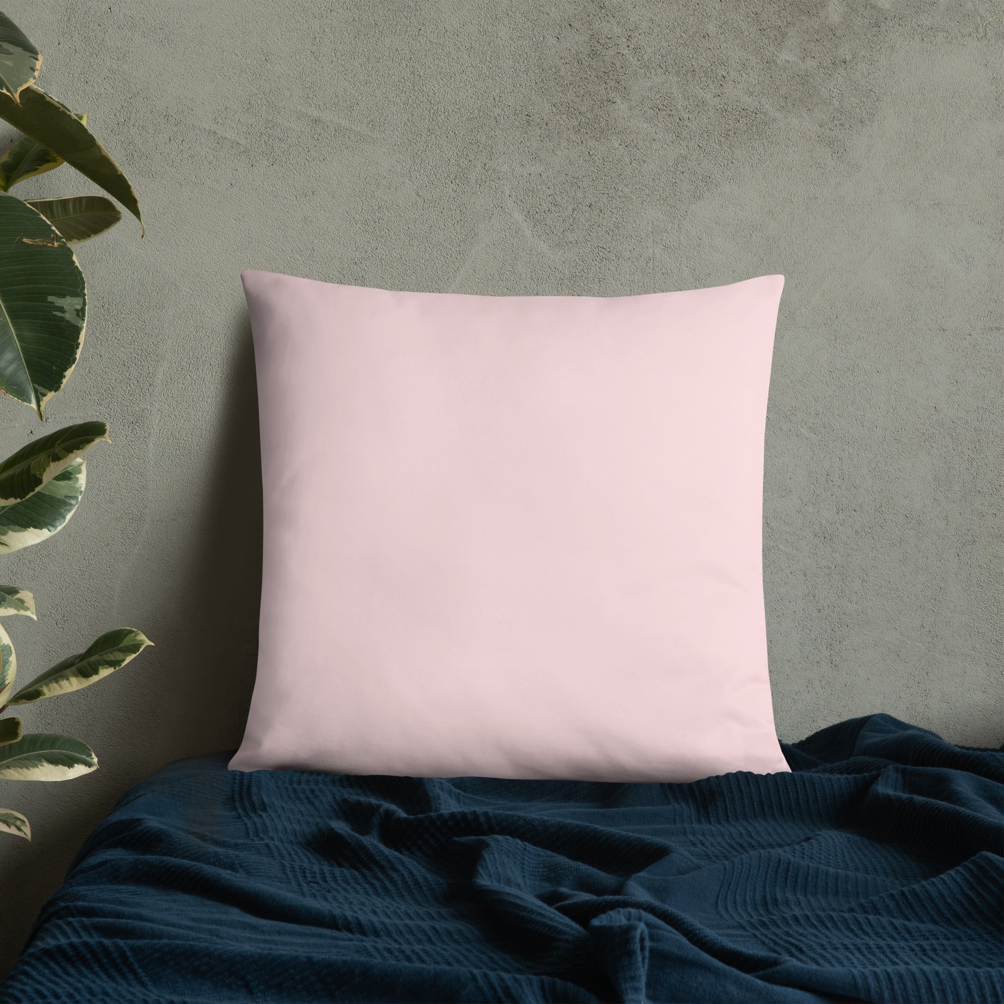 Light Pink Basic Pillow Unicorn