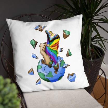 White Basic Pillow Resistance Planet