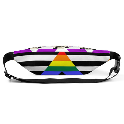 Fanny Pack Ally Pride Flag and Dog