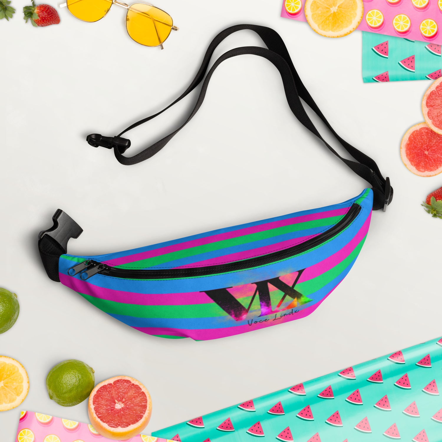 Fanny Pack Polysexual Pride Flag