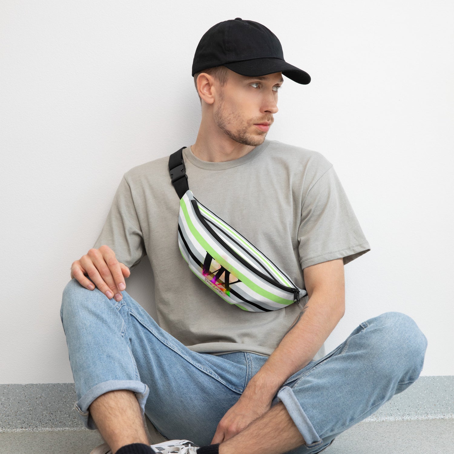 Fanny Pack Agender Pride Flag