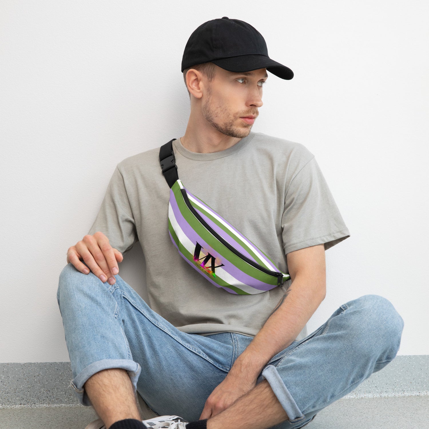 Fanny Pack Bandera del Orgullo Genderqueer