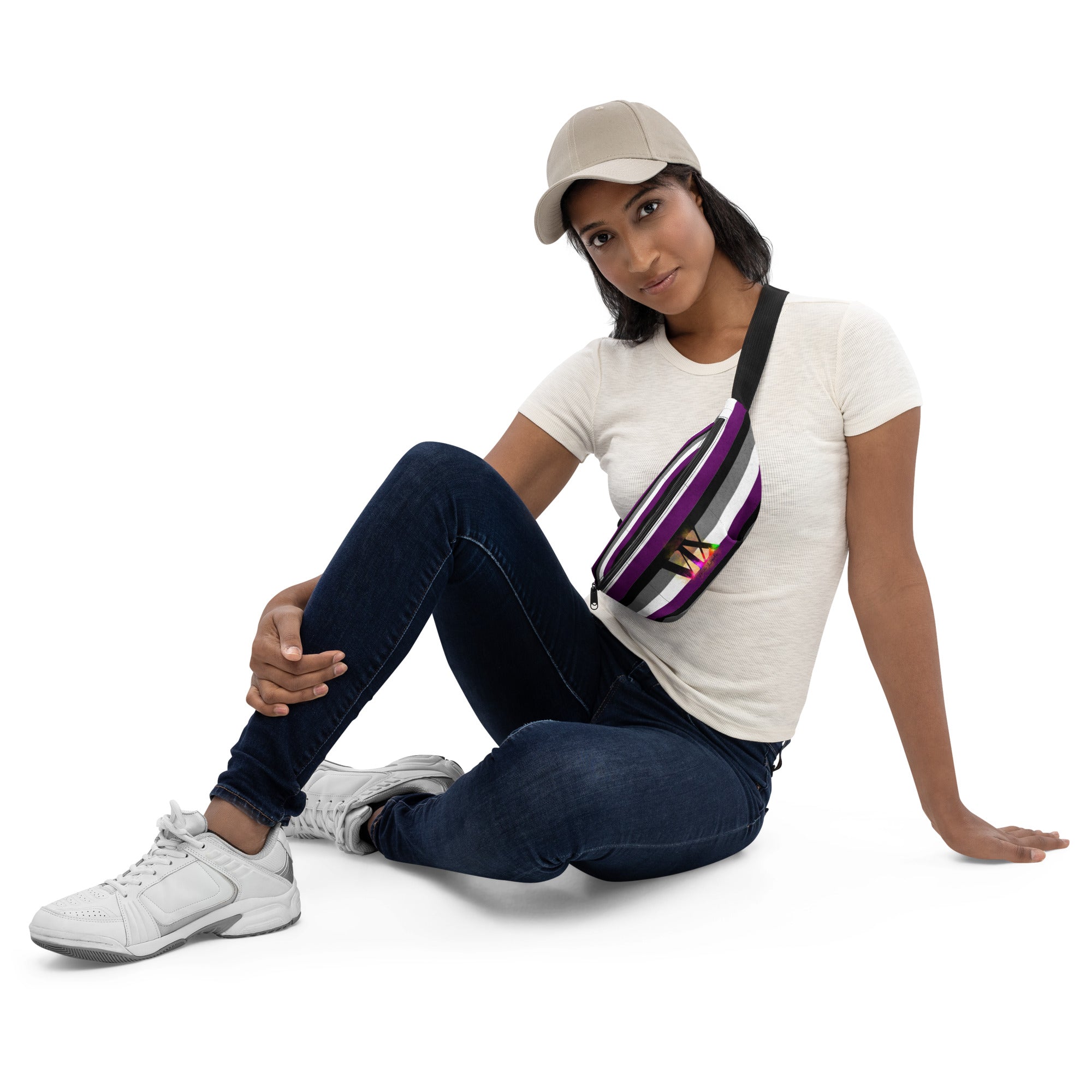 Fanny Pack Asexual Pride Flag