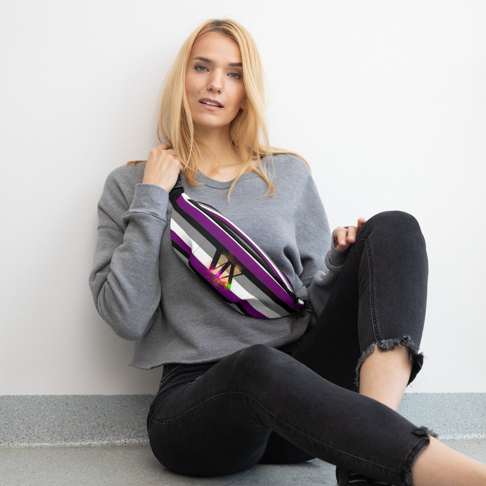 Fanny Pack Asexual Pride Flag