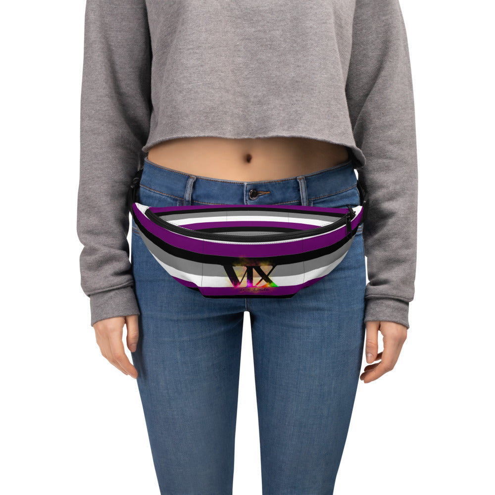 Bandeira do orgulho assexuado Fanny Pack