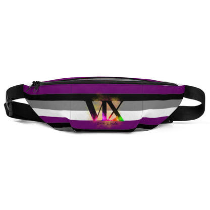 Bandeira do orgulho assexuado Fanny Pack