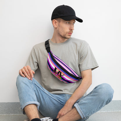 Fanny Pack Genderfluid Pride Flag