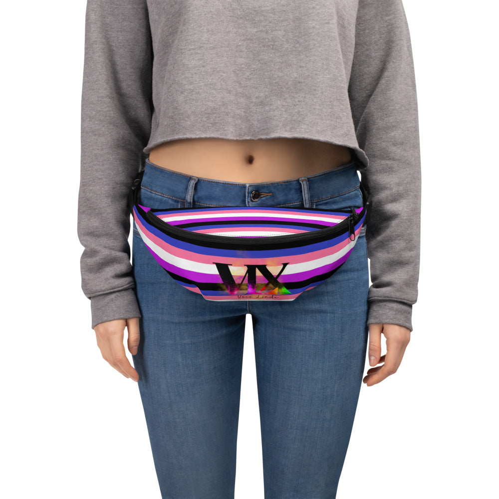 Fanny Pack Genderfluid Pride Flag