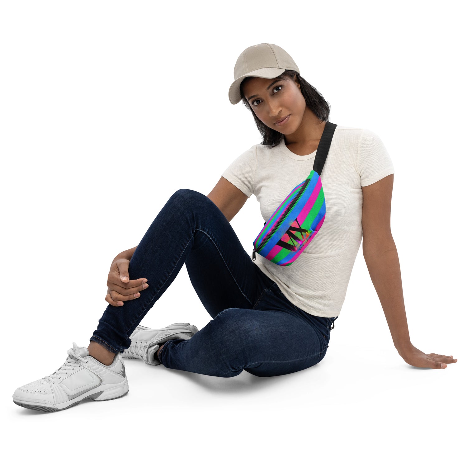 Fanny Pack Polysexual Pride Flag