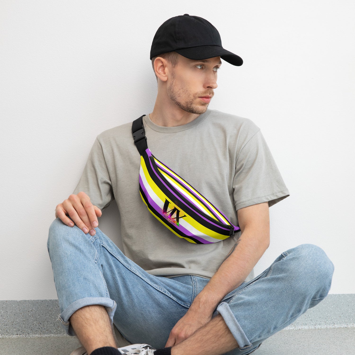 Fanny Pack Bandera del Orgullo No Binario