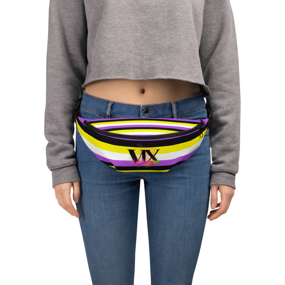 Fanny Pack Bandera del Orgullo No Binario