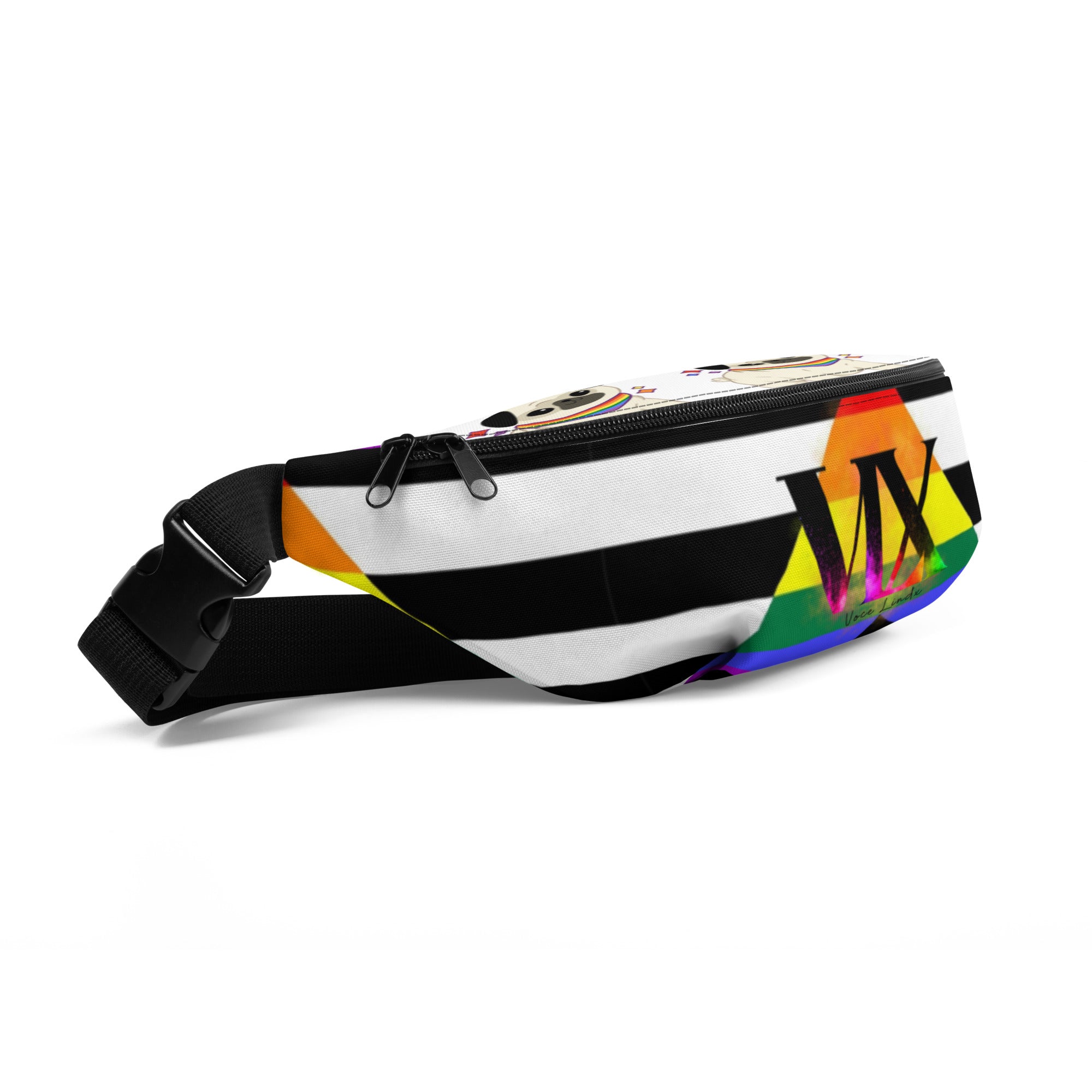 Fanny Pack Ally Pride Flag and Dog