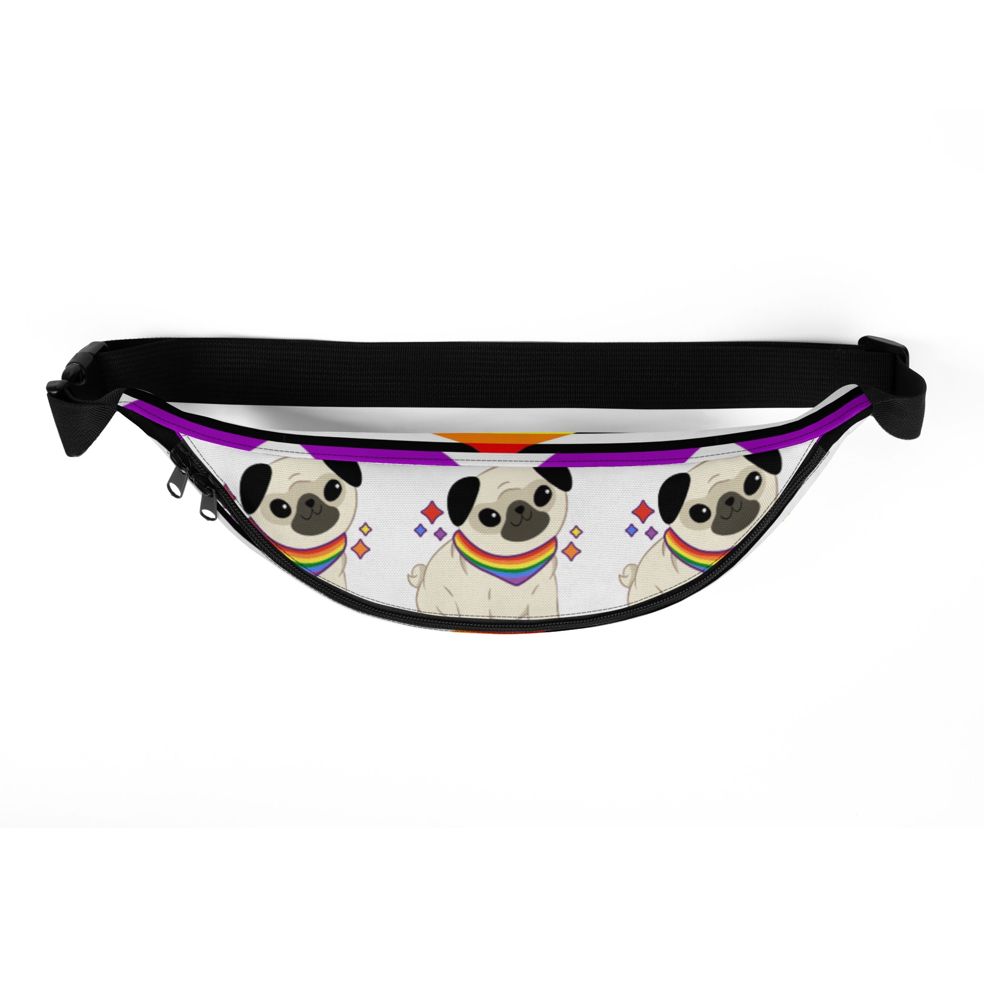 Fanny Pack Ally Pride Bandeira e Cachorro