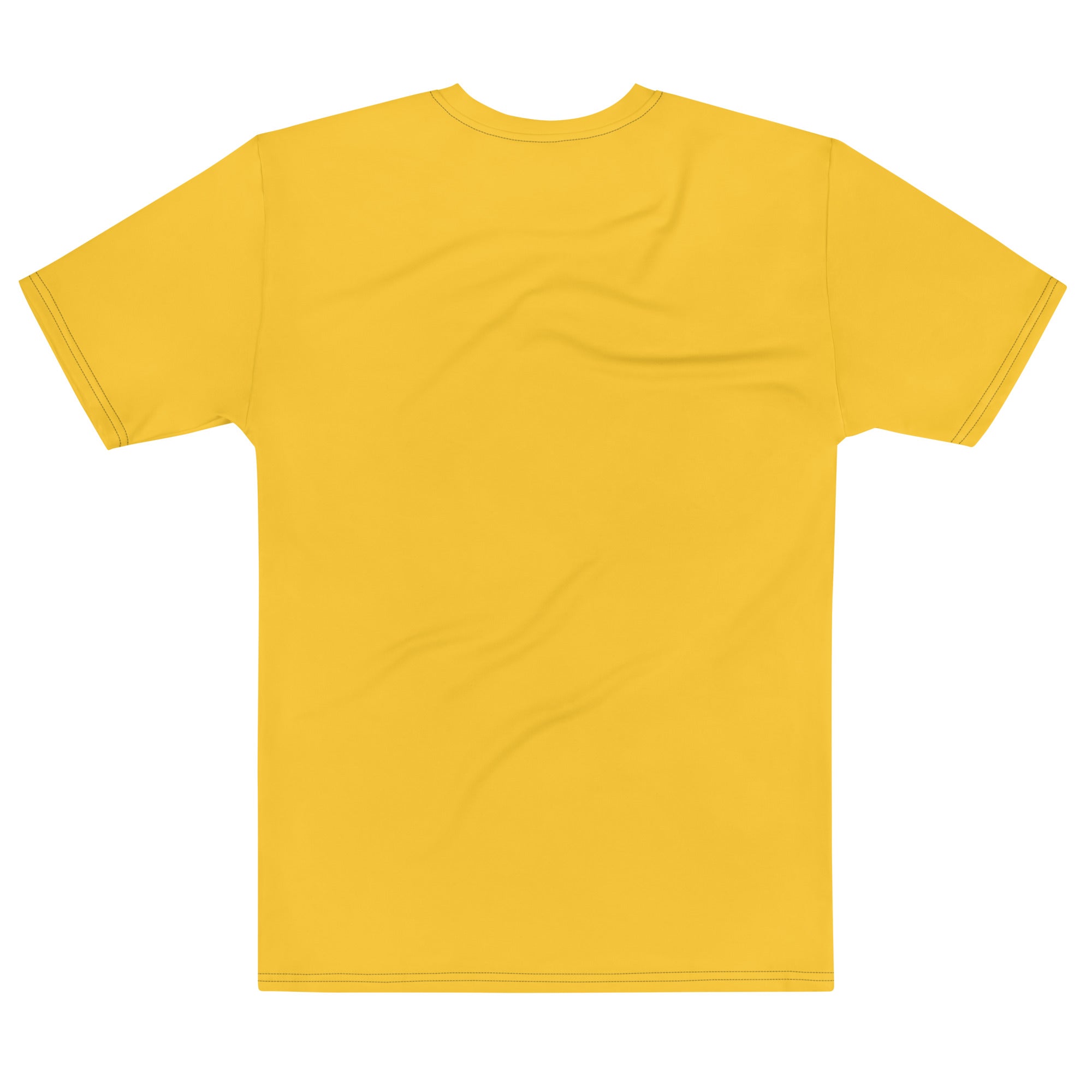 T-shirt Yellow Abstract Wide Dots Filled