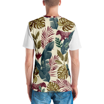 Camiseta Jaguar Vermelha na Floresta