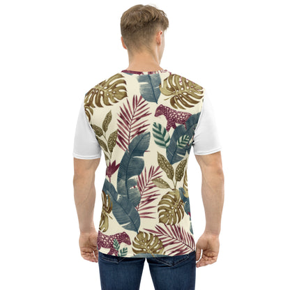 Camiseta Jaguar Vermelha na Floresta