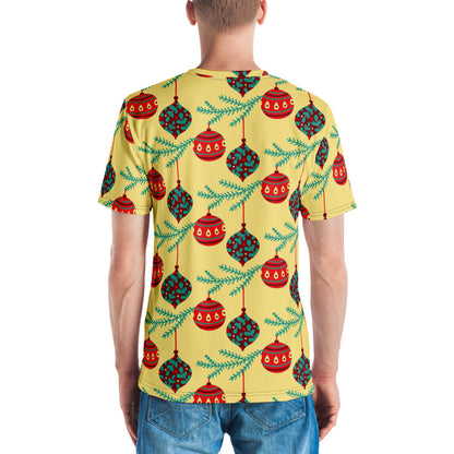 Yellow Balls Christmas Matching Dad T-shirt