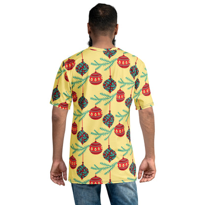 Yellow Balls Christmas Matching Dad T-shirt