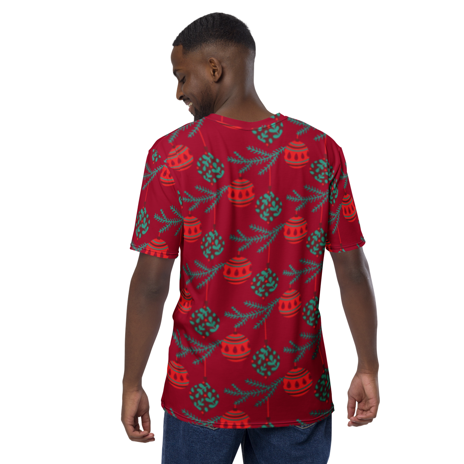 Camiseta Red Balls Natal combinando com o pai