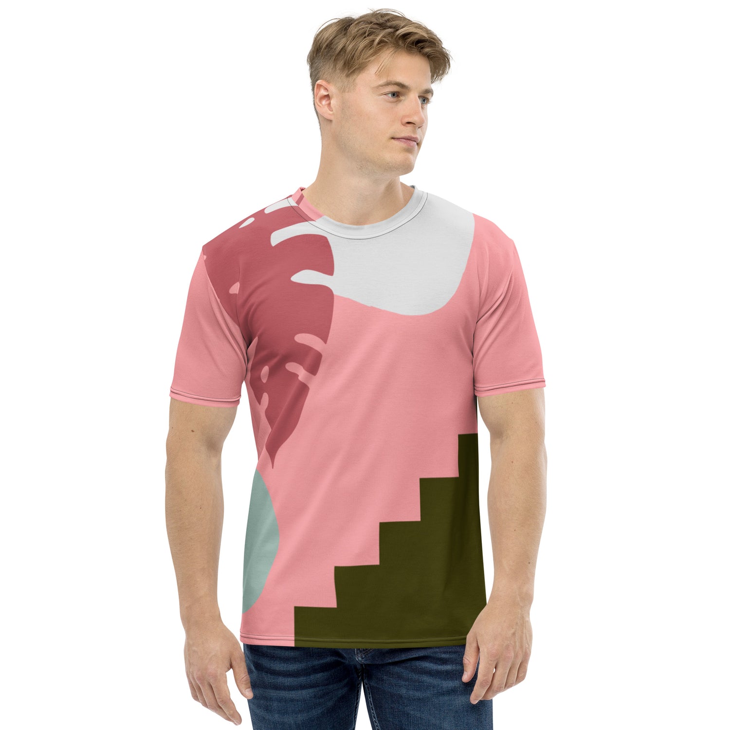 Camiseta Folha Rosa