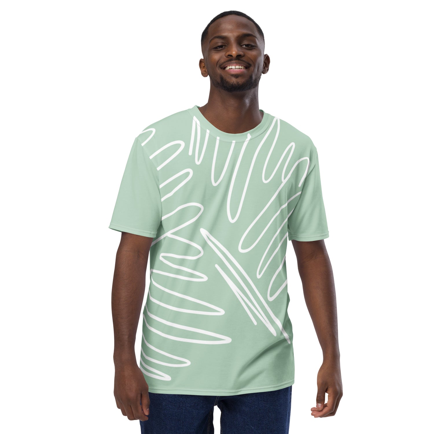 Camiseta Linha Esboçada Abstrata