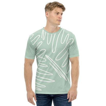 Camiseta Linha Esboçada Abstrata